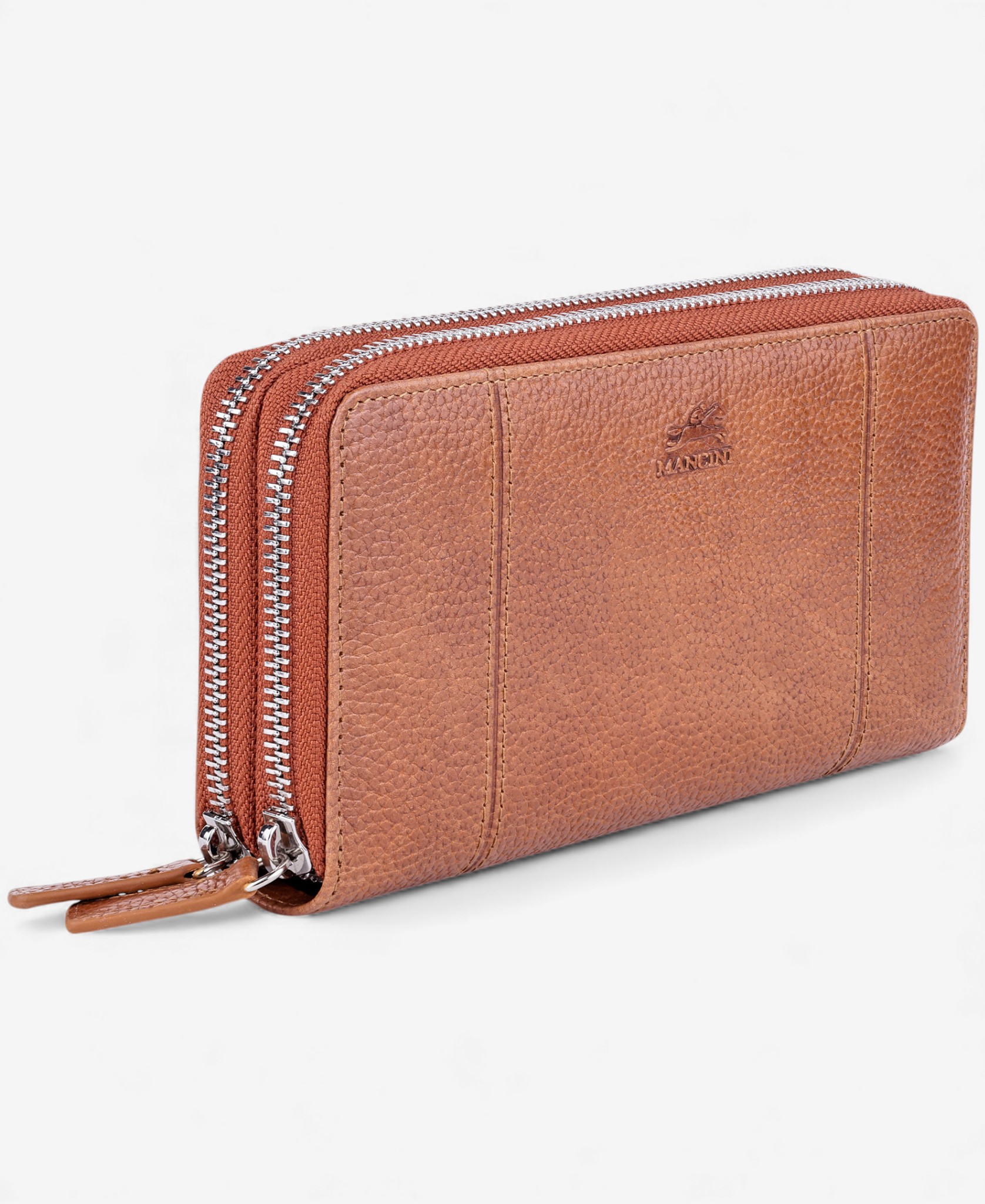 Mancini Fifth Avenue RFID Secure Double Zipper Wallet - TSC.ca
