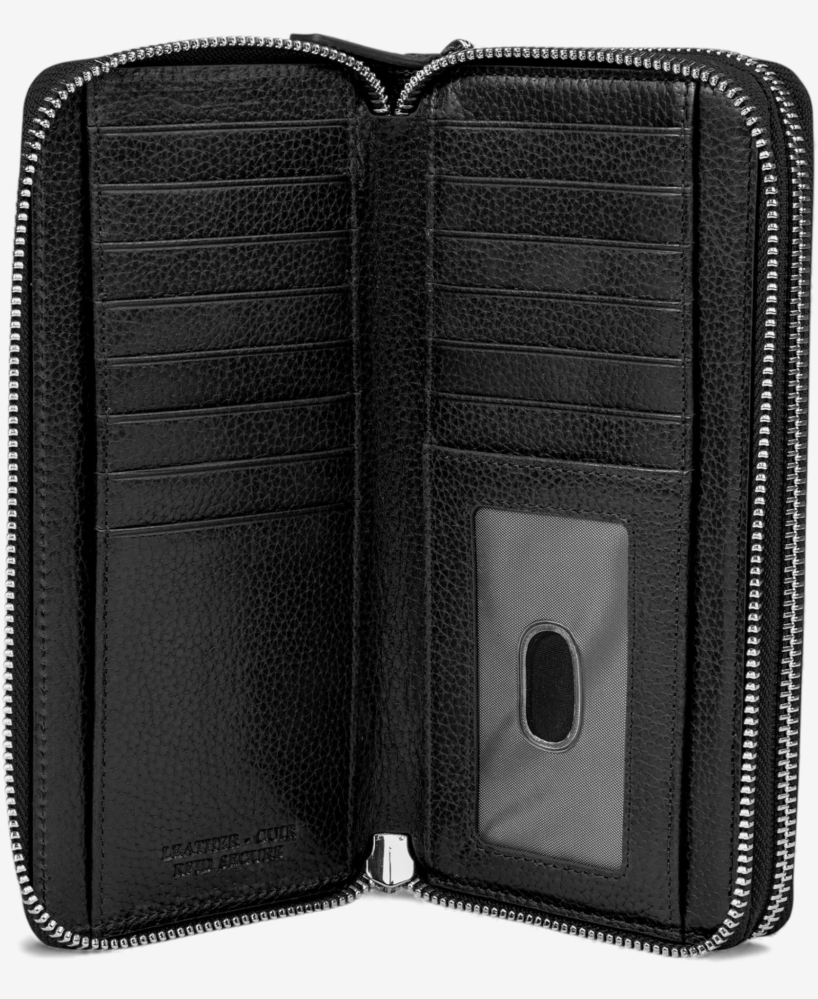 Mancini Fifth Avenue RFID Secure Double Zipper Wallet - TSC.ca
