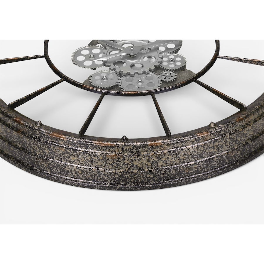 Image 738259_ALTMORE1.jpg, Product 738-259 / Price $99.99, Monarch Specialities Wall Clock (24" diameter, gear mechanism, grey) from Monarch Specialties on TSC.ca's Home & Garden department