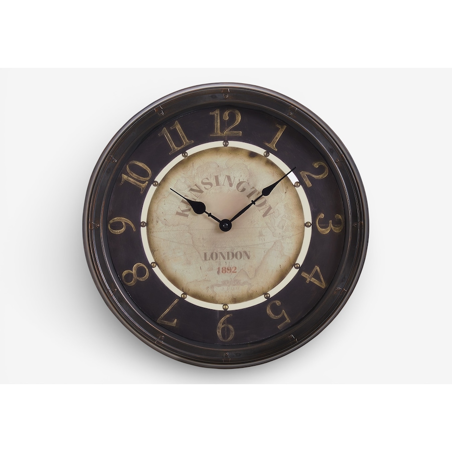 Image 738262.jpg, Product 738-262 / Price $29.99, Monarch Specialities Wall Clock (16" diameter, antique brown) from Monarch Specialties on TSC.ca's Home & Garden department
