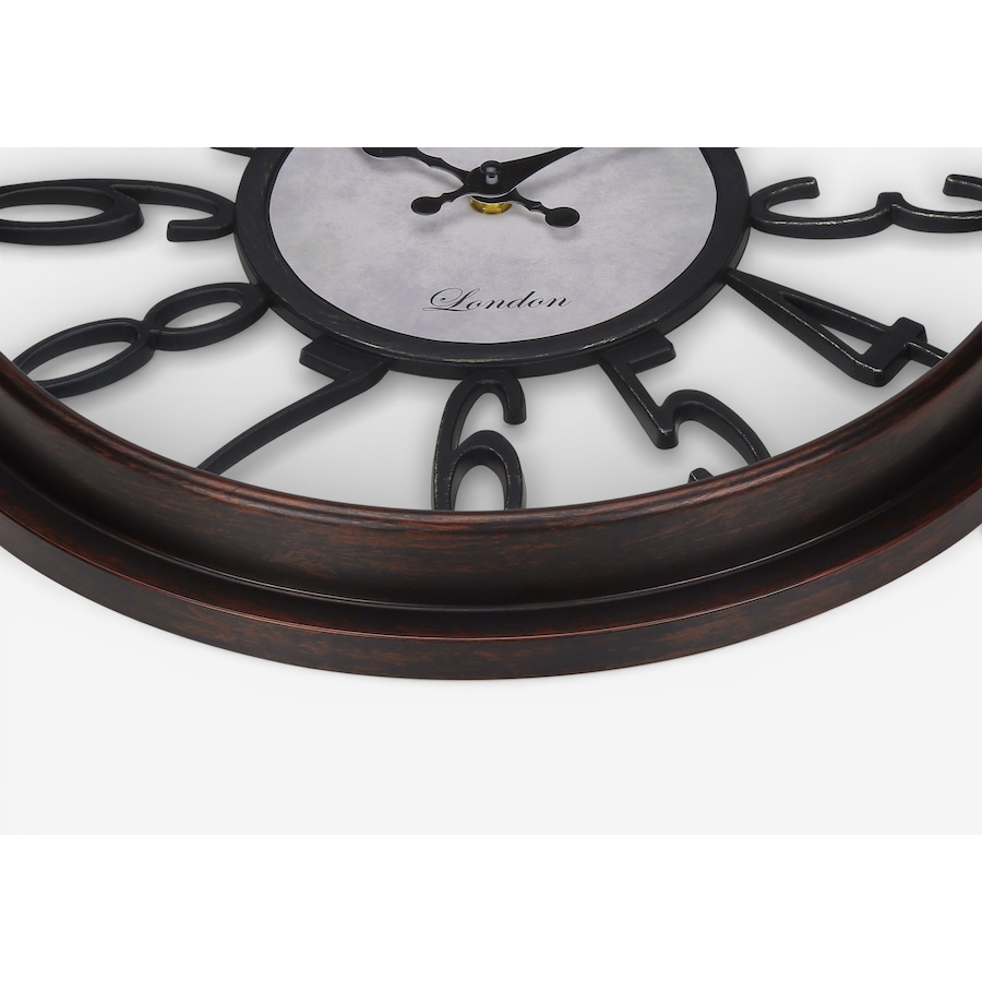 Image 738264_ALTMORE1.jpg, Product 738-264 / Price $29.99, Monarch Specialities Wall Clock (16" diameter, antique brown) from Monarch Specialties on TSC.ca's Home & Garden department