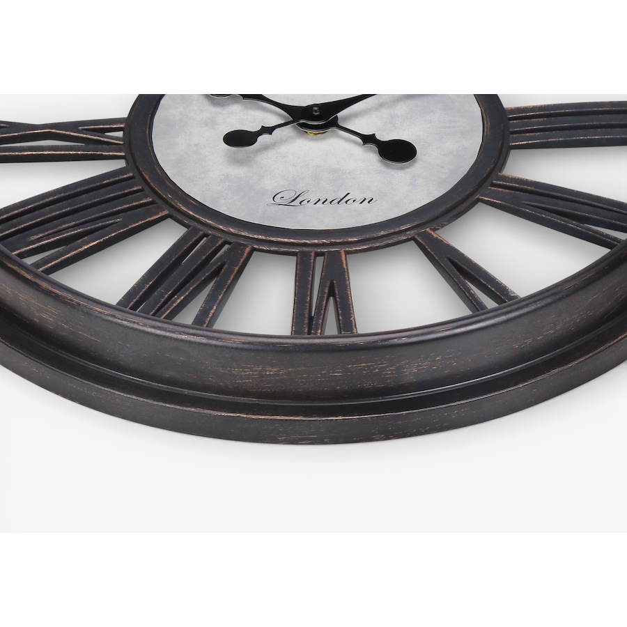 Image 738271_ALTMORE1.jpg, Product 738-271 / Price $29.99, Monarch Specialities Wall Clock (18" diameter, antique black) from Monarch Specialties on TSC.ca's Home & Garden department