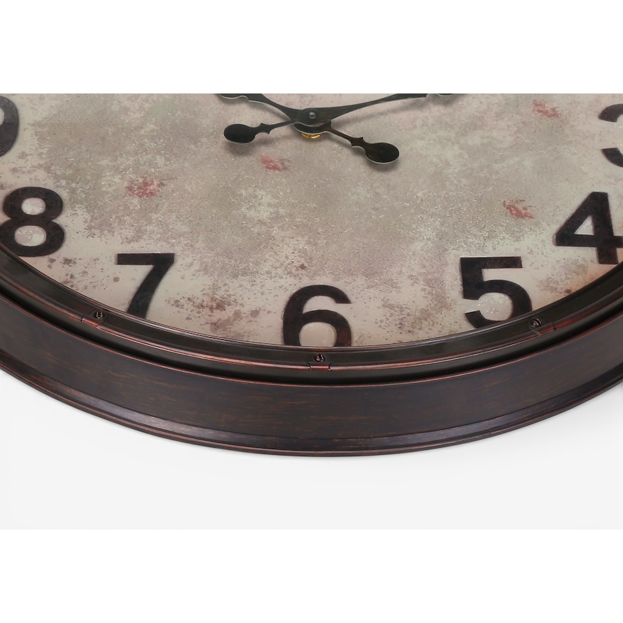 Image 738279_ALTMORE1.jpg, Product 738-279 / Price $39.99, Monarch Specialties Wall Clock (20" diameter, antique brown with parchment style background) from Monarch Specialties on TSC.ca's Home & Garden department