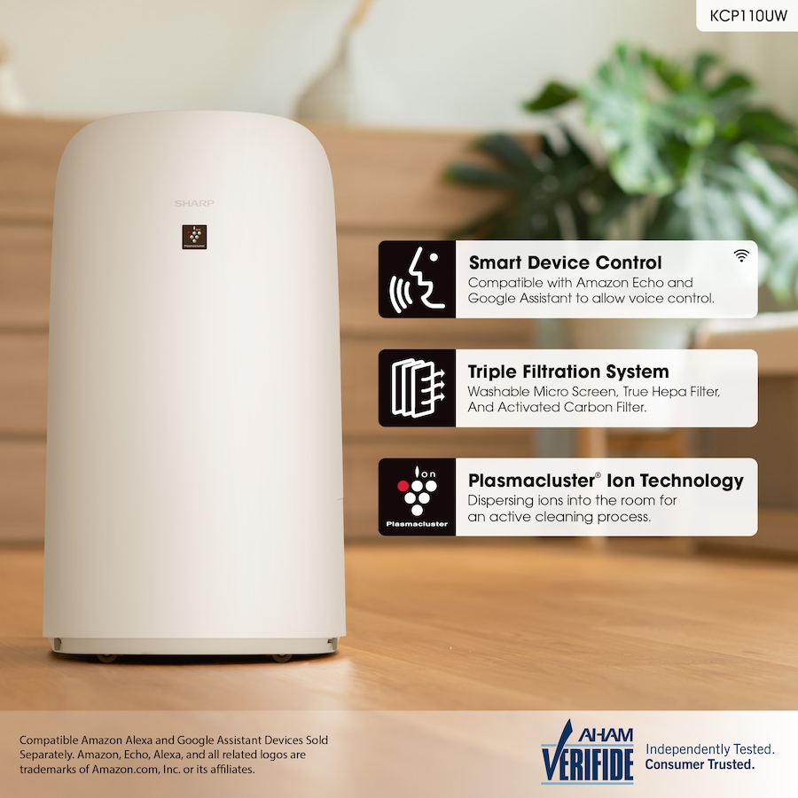 Image 738298_ALTMORE11.jpg, Product 738-298 / Price $849.99, Sharp KCP110CW Smart Ionizing HEPA Air Purifier with Humidification from Sharp on TSC.ca's Home & Garden department