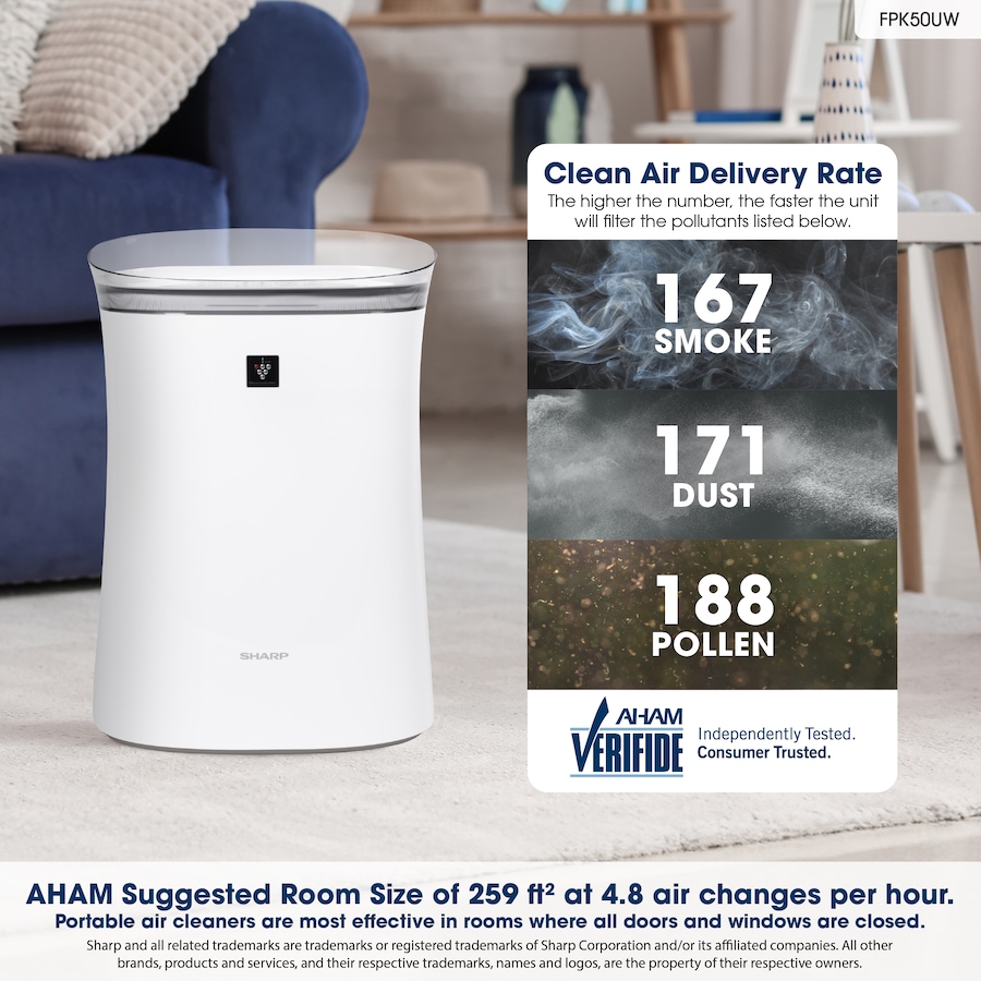Image 738299_ALTMORE13.jpg, Product 738-299 / Price $349.99, Sharp FP-K50UW Plasmacluster Air Purifier from Sharp on TSC.ca's Home & Garden department