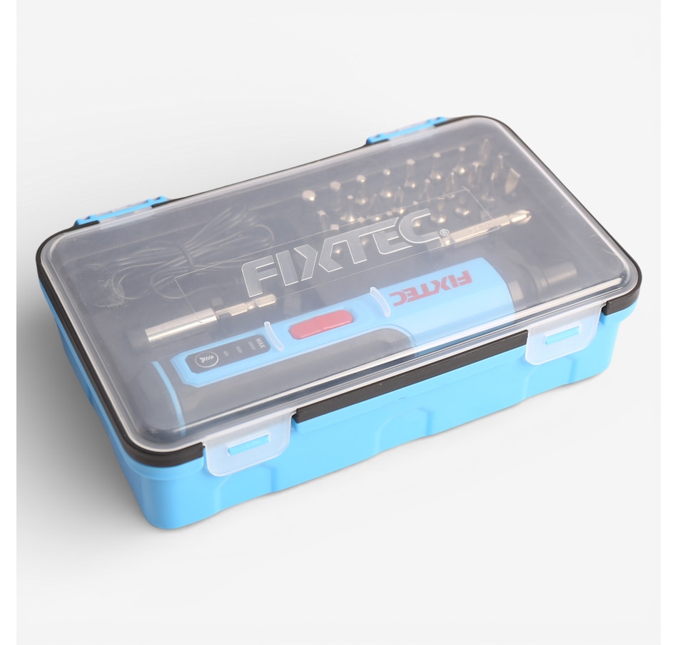 Image 738300_ALTMORE1.jpg, Product 738-300 / Price $35.99, Fixtec 4V Lithium-Ion Cordless Screwdriver Kit with Accessories (26 pieces) and USB from Fixtec on TSC.ca's Home & Garden department