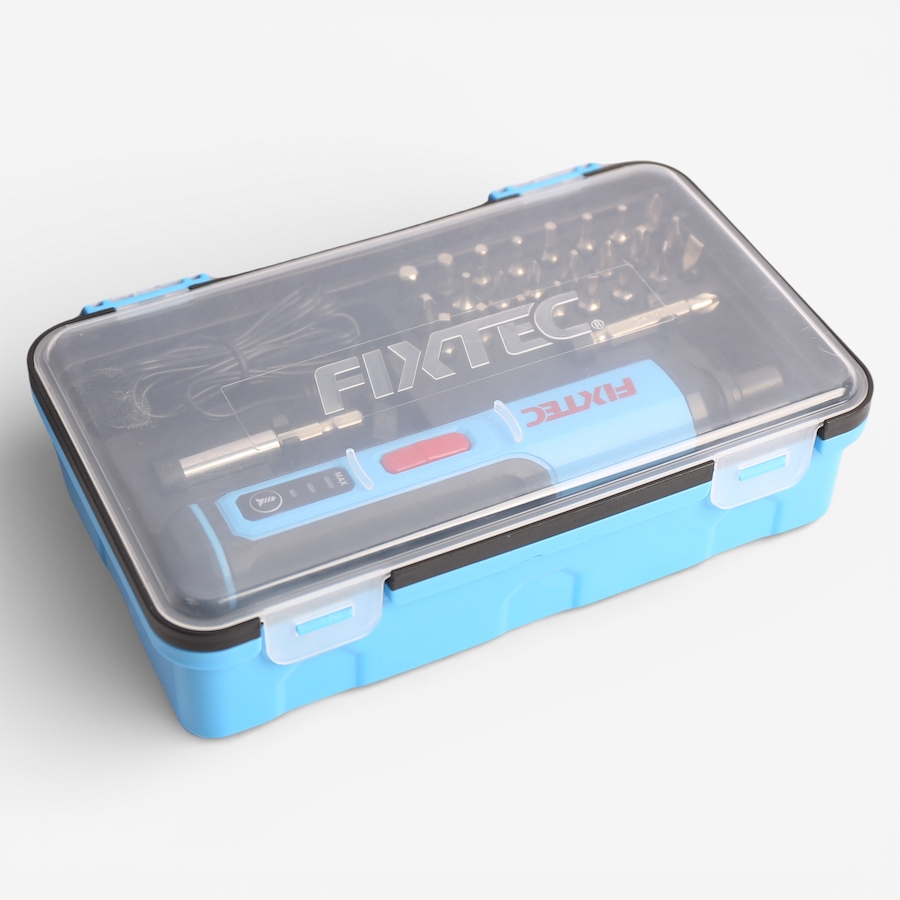 Image 738300_ALTMORE1.jpg, Product 738-300 / Price $31.99, Fixtec 4V Lithium-Ion Cordless Screwdriver Kit with Accessories (26 pieces) and USB from Fixtec on TSC.ca's Home & Garden department