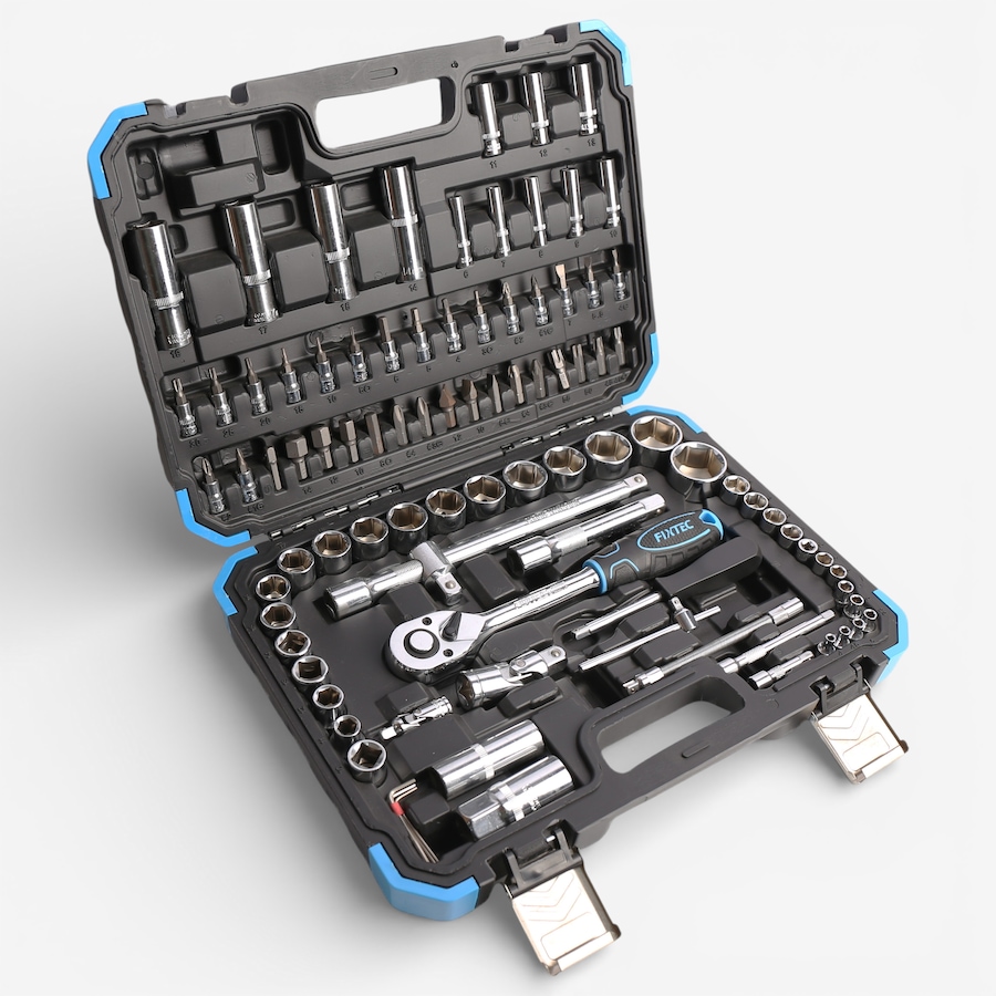 Image 738308_ALTMORE2.jpg, Product 738-308 / Price $99.99, Fixtec 1/2" and 1/4" Drive Ratchet and Socket Mechanics Set (94 pieces) from Fixtec on TSC.ca's Home & Garden department