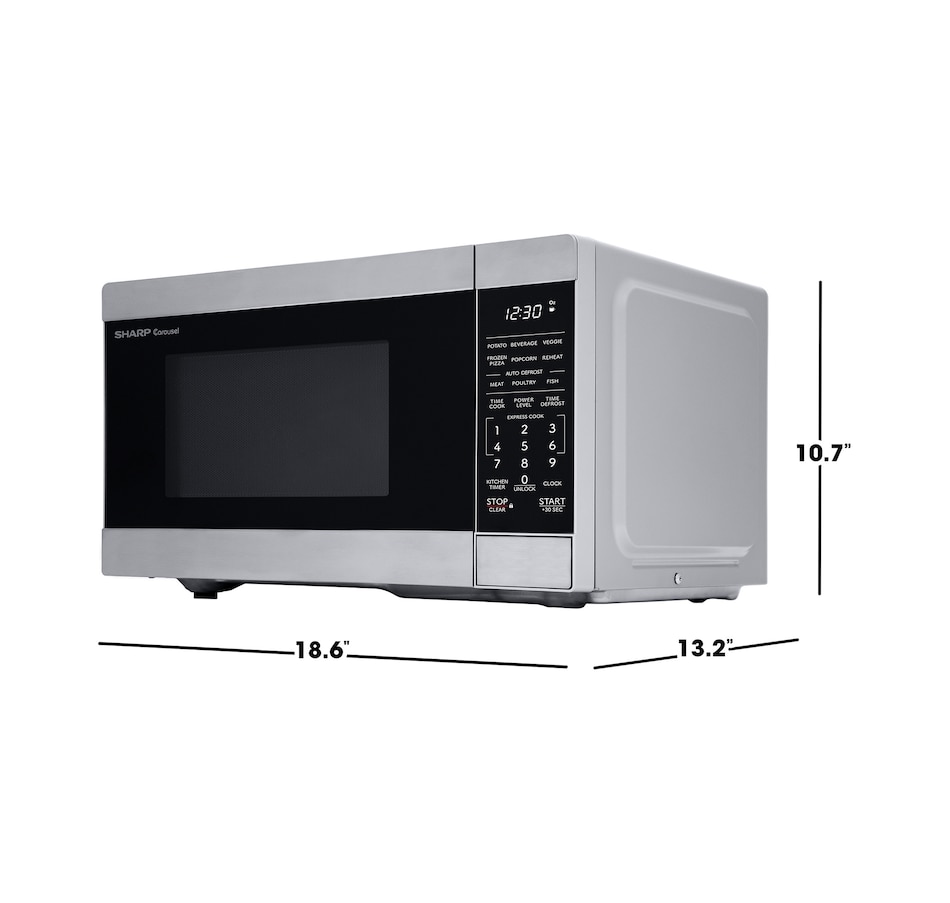 Image 738310_ALTMORE6.jpg, Product 738-310 / Price $139.99, Sharp 900-Watt Countertop Microwave Oven (0.9 cu. ft.) from Sharp on TSC.ca's Kitchen department