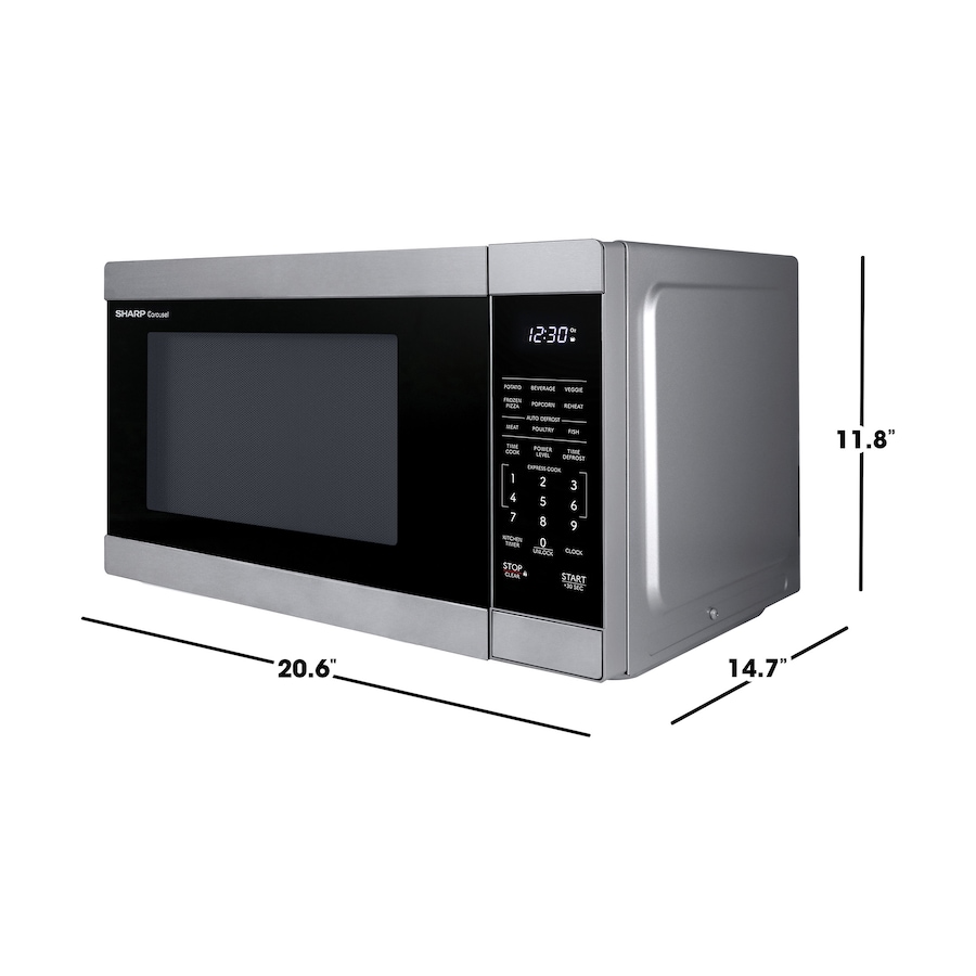 Image 738311_ALTMORE6.jpg, Product 738-311 / Price $169.99, Sharp 900-Watt Countertop Microwave Oven (1.1 cu. ft.) from Sharp on TSC.ca's Kitchen department