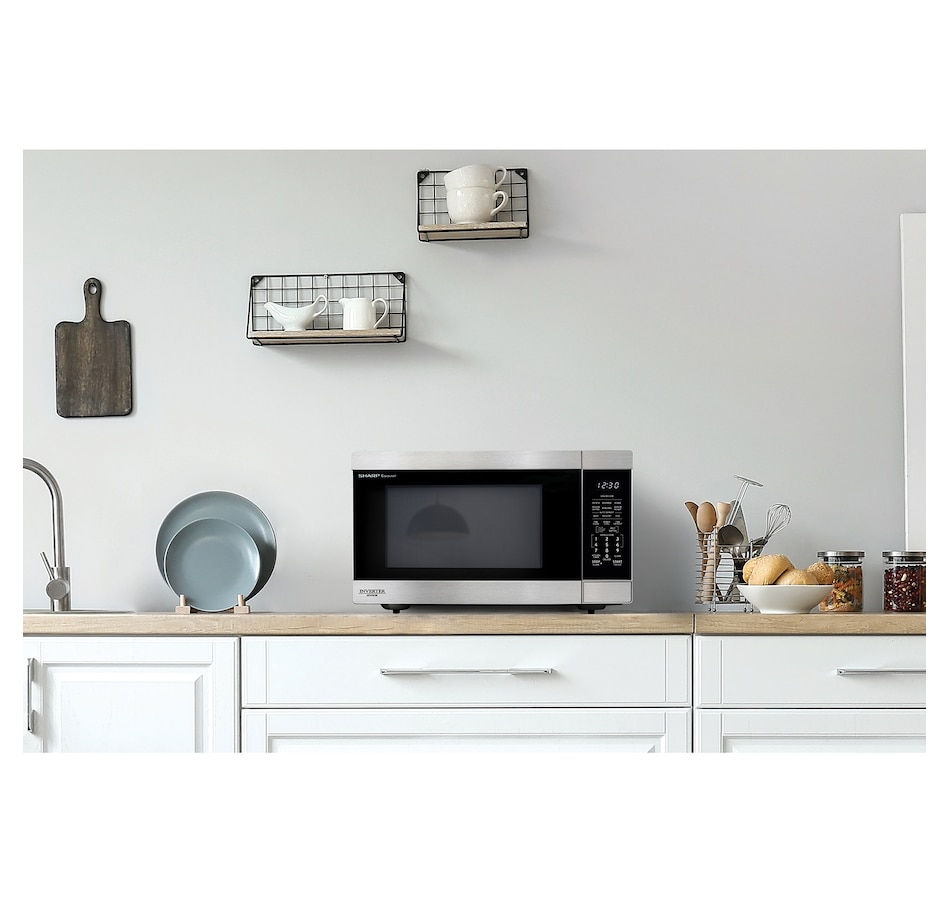 Image 738312_ALTMORE4.jpg, Product 738-312 / Price $379.99, Sharp 1200-Watt Inverter Technology Countertop Microwave Oven (2.2 cu. ft.) from Sharp on TSC.ca's Kitchen department