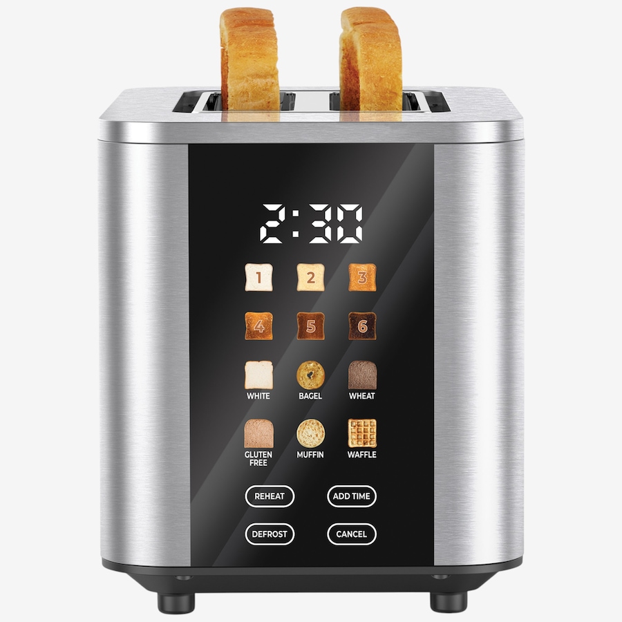 Image 738339_ALTMORE4.jpg, Product 738-339 / Price $69.99, Kenmore 900W Stainless Steel 2-Slice Toaster with Colour Touchscreen and Extra-Wide Slots from Kenmore on TSC.ca's Kitchen department