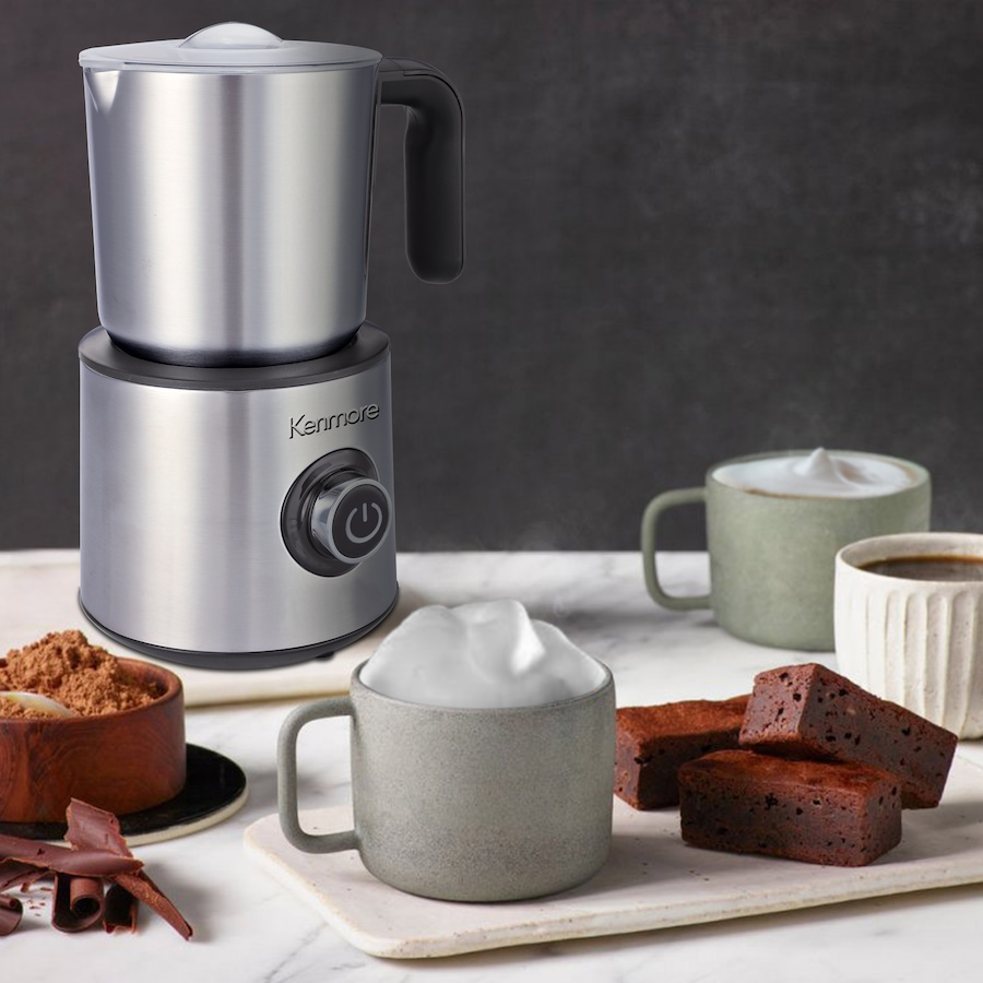 Image 738344_ALTMORE7.jpg, Product 738-344 / Price $62.99, Kenmore 500 ml Stainless-Steel Automatic Milk Frother and Steamer from Kenmore on TSC.ca's Kitchen department