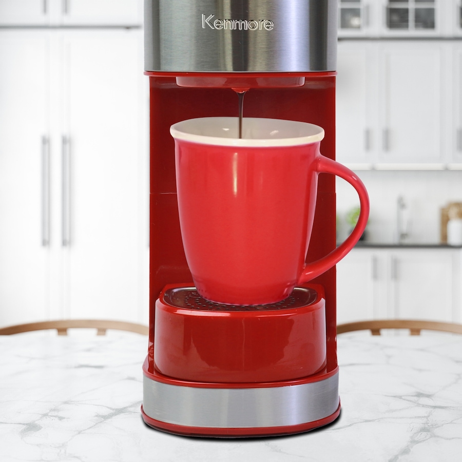 Image 738348_ALTMORE2.jpg, Product 738-348 / Price $79.99, Kenmore Single-Serve Coffee Maker with Stainless-Steel Travel Mug from Kenmore on TSC.ca's Kitchen department
