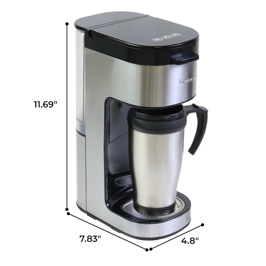 Image 738348_ALTMORE7.jpg, Product 738-348 / Price $79.99, Kenmore Single-Serve Coffee Maker with Stainless-Steel Travel Mug from Kenmore on TSC.ca's Kitchen department