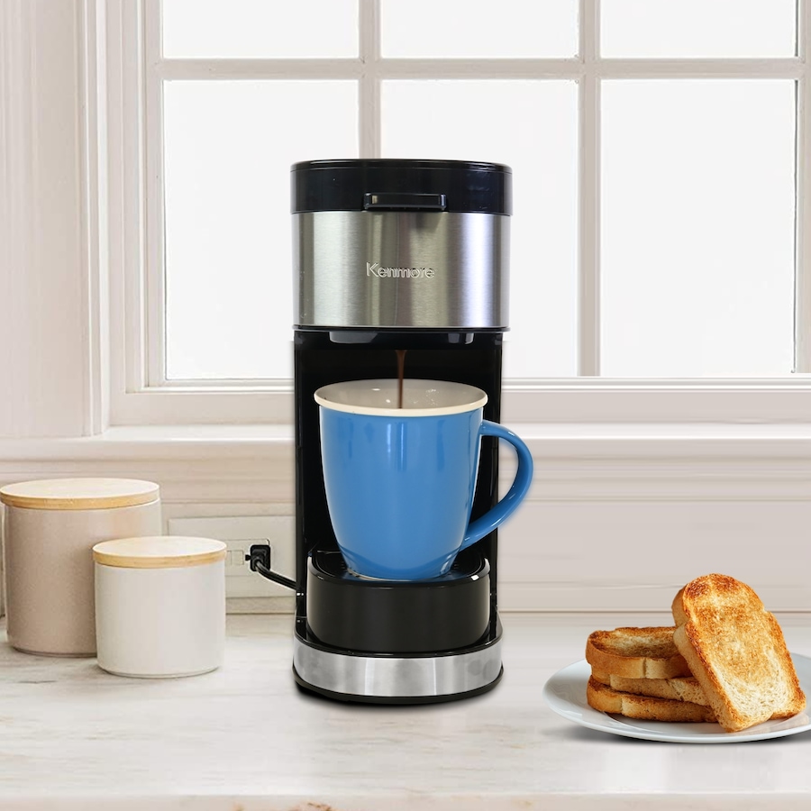Image 738348_ALTMORE8.jpg, Product 738-348 / Price $79.99, Kenmore Single-Serve Coffee Maker with Stainless-Steel Travel Mug from Kenmore on TSC.ca's Kitchen department