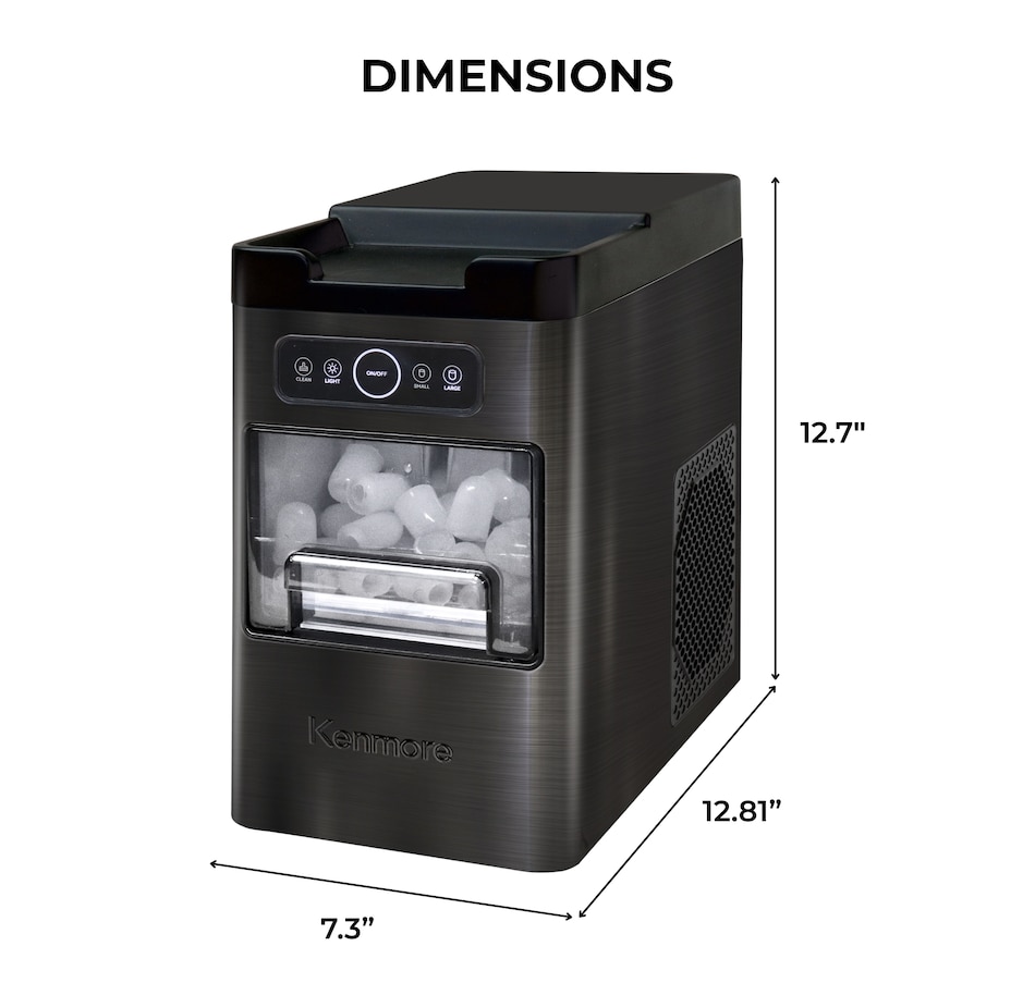 Image 738360_ALTMORE8.jpg, Product 738-360 / Price $161.99, Kenmore Front-Loading Countertop Ice Maker from Kenmore on TSC.ca's Kitchen department