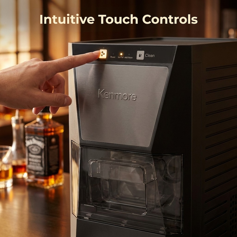 Image 738361_ALTMORE4.jpg, Product 738-361 / Price $399.99, Kenmore Clear Spherical Ice Maker (black) from Kenmore on TSC.ca's Kitchen department