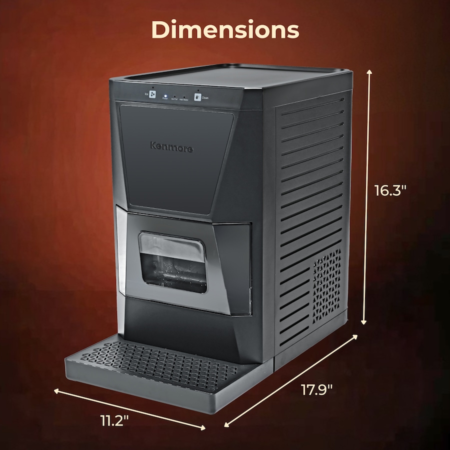 Image 738361_ALTMORE6.jpg, Product 738-361 / Price $399.99, Kenmore Clear Spherical Ice Maker (black) from Kenmore on TSC.ca's Kitchen department