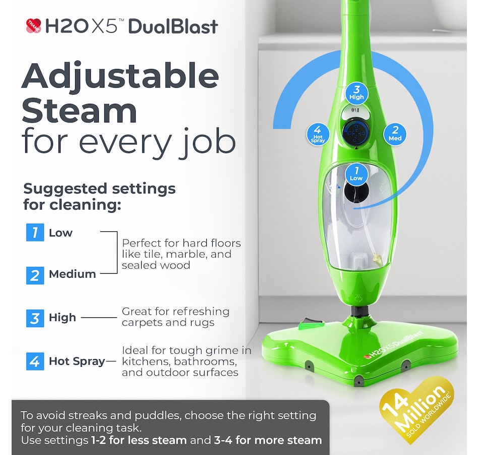 Image 738377_ALTMORE6.jpg, Product 738-377 / Price $214.99, H2O Mop X5 DualBlast Floor Steam Mop from H2O Cleaning on TSC.ca's Home & Garden department