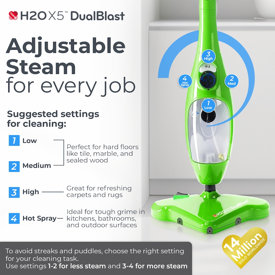 Image 738377_ALTMORE6.jpg, Product 738-377 / Price $214.99, H2O Mop X5 DualBlast Floor Steam Mop from H2O Cleaning on TSC.ca's Home & Garden department