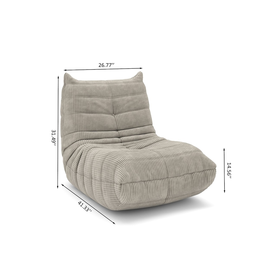 Image 738383_ALTMORE1.jpg, Product 738-383 / Price $440.00, Brassex Koda All Foam Armless Chair from Brassex on TSC.ca's Home & Garden department