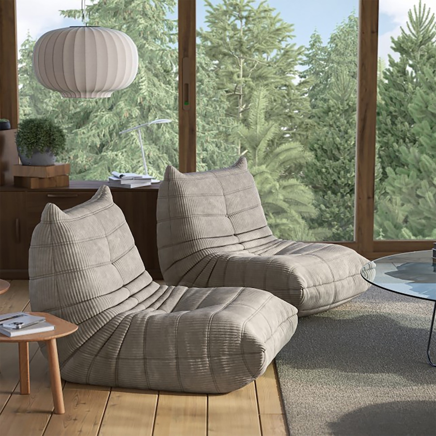 Image 738383_ALTMORE2.jpg, Product 738-383 / Price $440.00, Brassex Koda All Foam Armless Chair from Brassex on TSC.ca's Home & Garden department