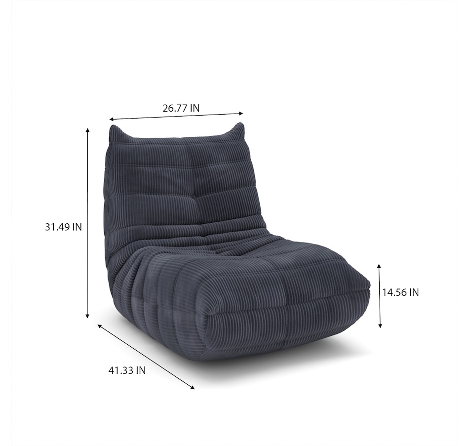 Image 738383_ALTMORE21.jpg, Product 738-383 / Price $440.00, Brassex Koda All Foam Armless Chair from Brassex on TSC.ca's Home & Garden department