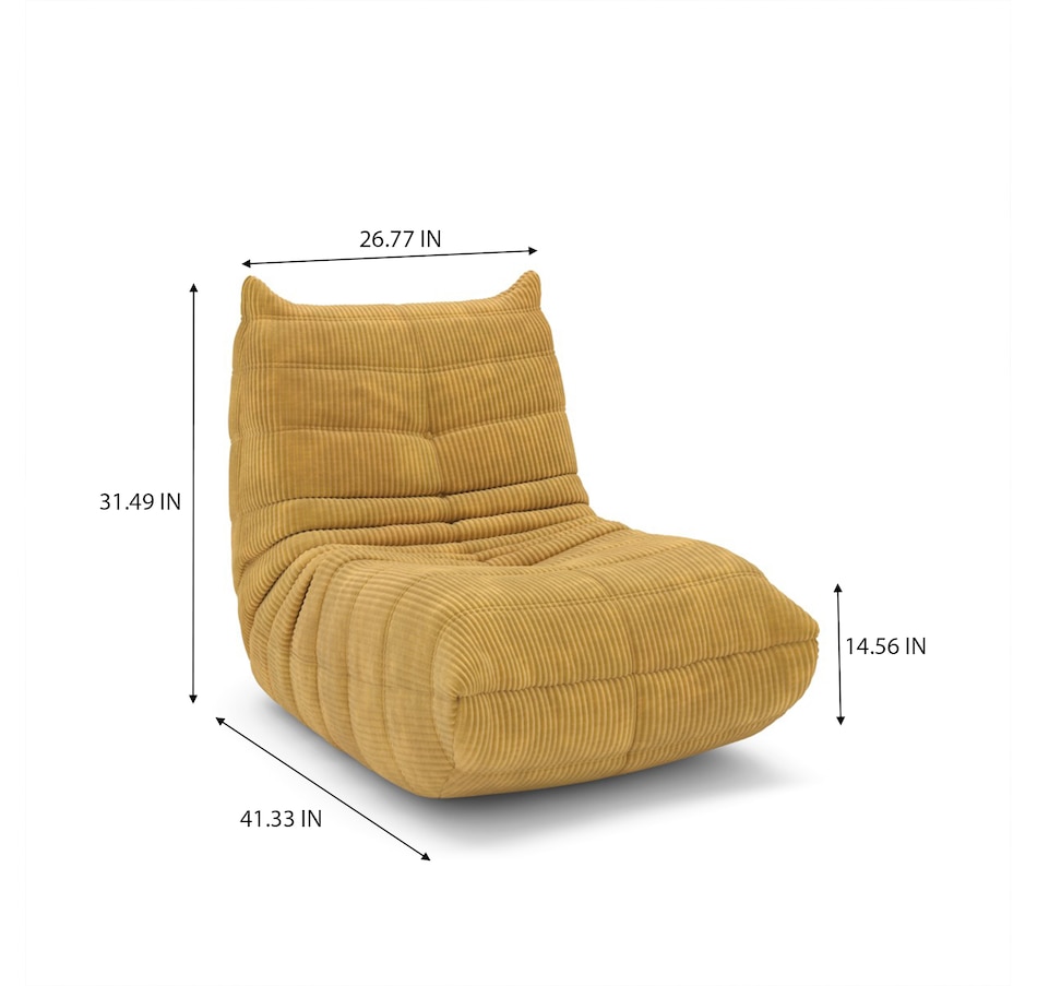 Image 738383_ALTMORE24.jpg, Product 738-383 / Price $440.00, Brassex Koda All Foam Armless Chair from Brassex on TSC.ca's Home & Garden department