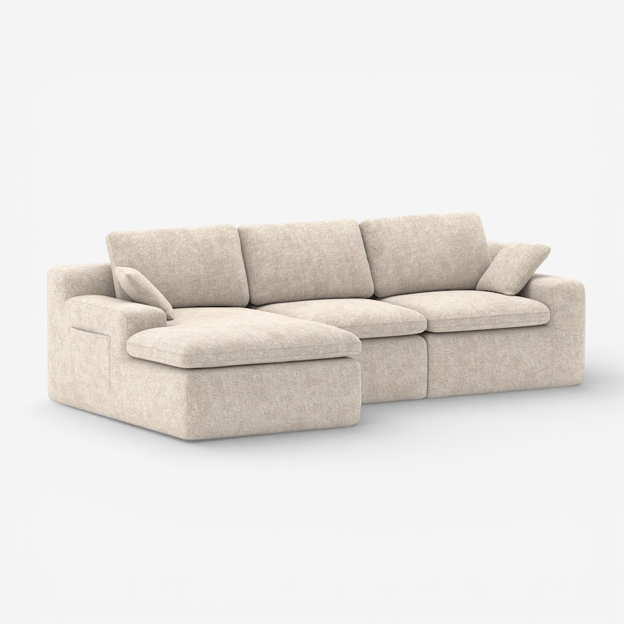 Image 738384_BGE.jpg, Product 738-384 / Price $1,540.00, Brassex Sicily All Foam Sectional from Brassex on TSC.ca's Home & Garden department