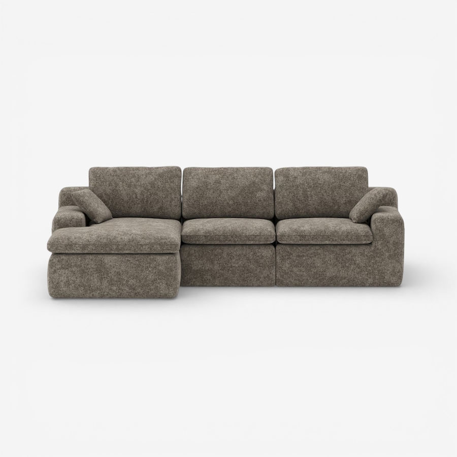 Image 738384_BRN.jpg, Product 738-384 / Price $1,540.00, Brassex Sicily All Foam Sectional from Brassex on TSC.ca's Home & Garden department