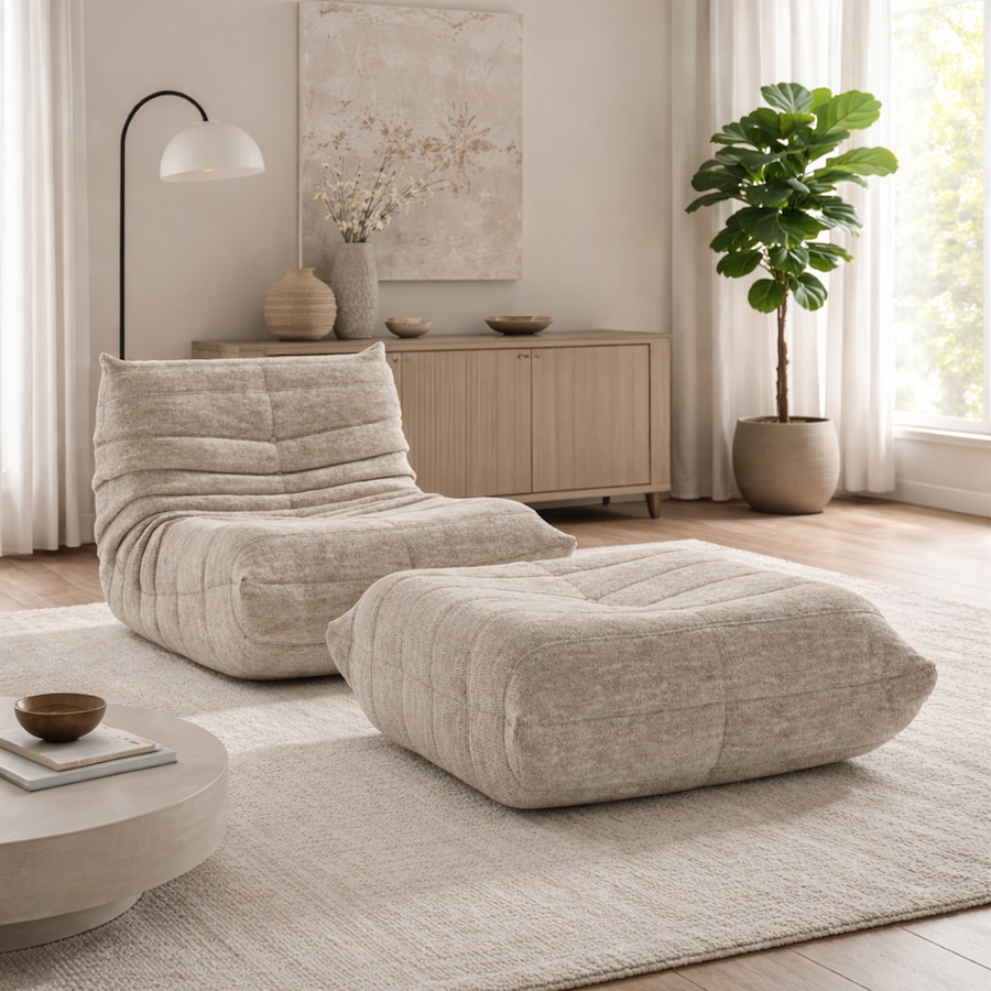Image 738386_ALTMORE10.jpg, Product 738-386 / Price $760.00, Brassex Petita All-Foam Chair and Ottoman from Brassex on TSC.ca's Home & Garden department