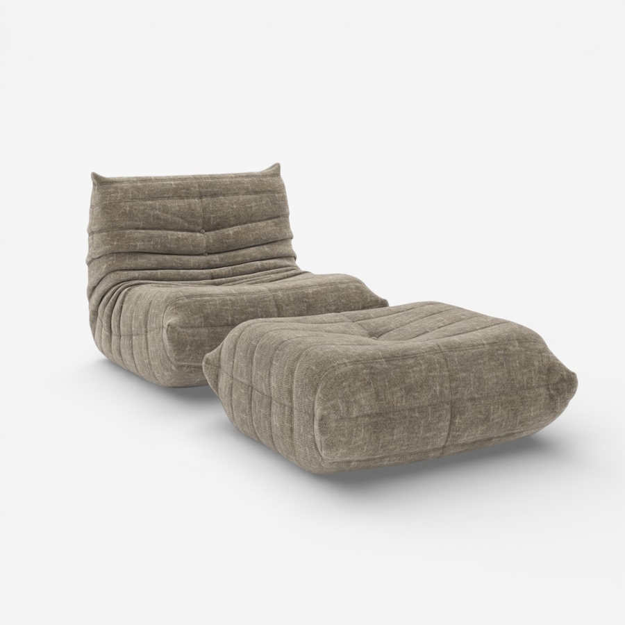 Image 738386_TPE.jpg, Product 738-386 / Price $760.00, Brassex Petita All-Foam Chair and Ottoman from Brassex on TSC.ca's Home & Garden department