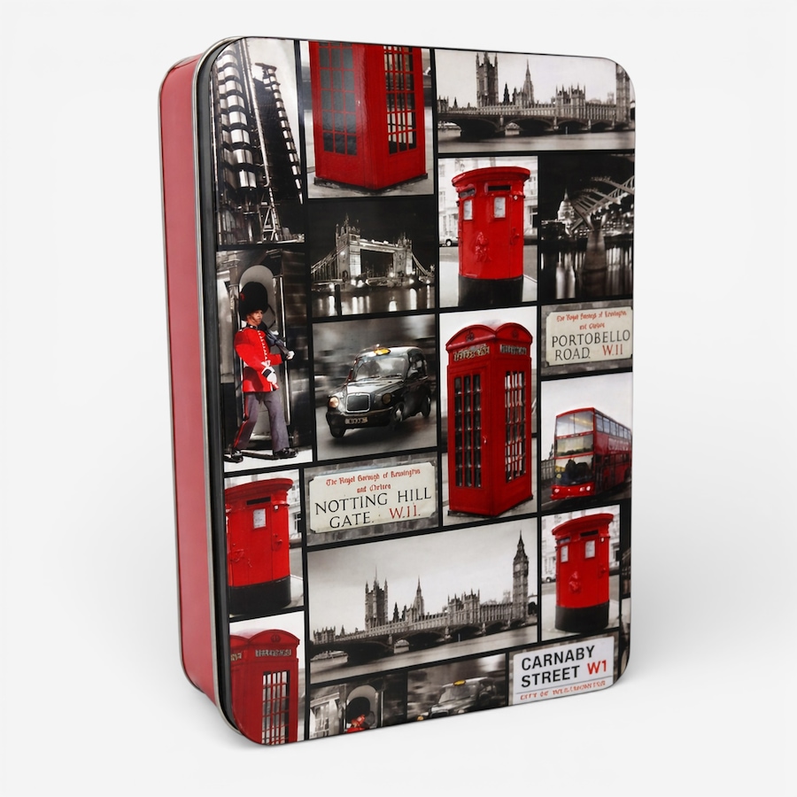 Image 738418.jpg, Product 738-418 / Price $26.95, Grandma Wild's Embossed Iconic London Tin with All-Butter Shortbread (300 g)  from Dolce & Gourmando on TSC.ca's Kitchen department