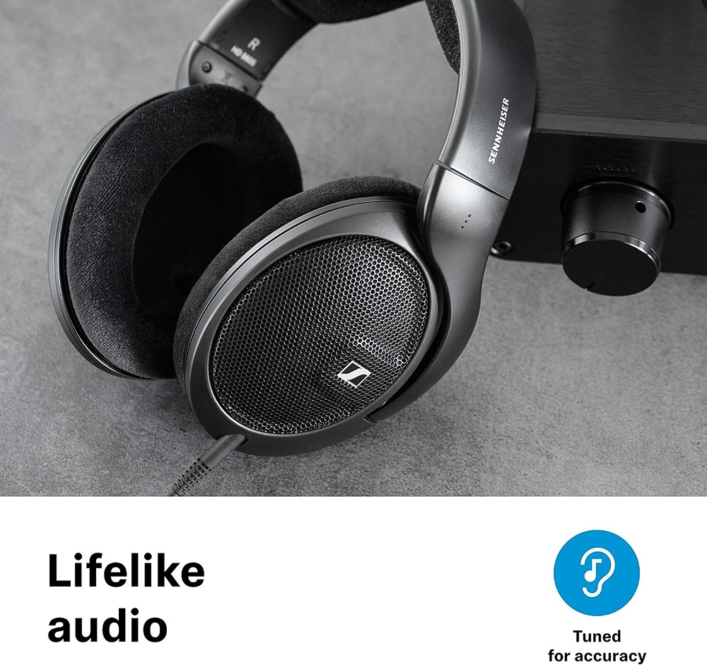 美品 SENNHEISER HD560S Sennheiser HD 560 S Over-the-Ear Audiophile Headphones (black