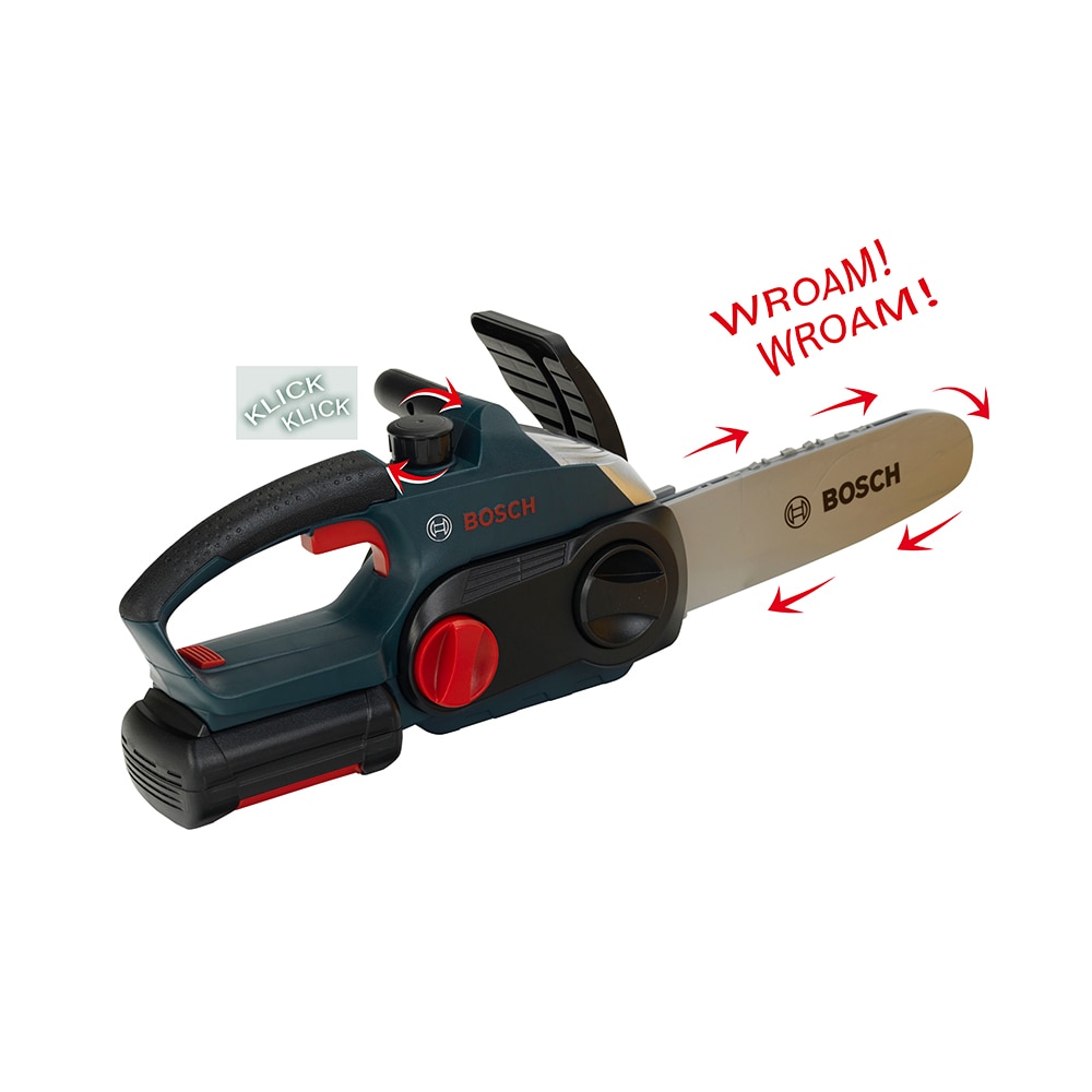 Bosch toy cheap chainsaw set