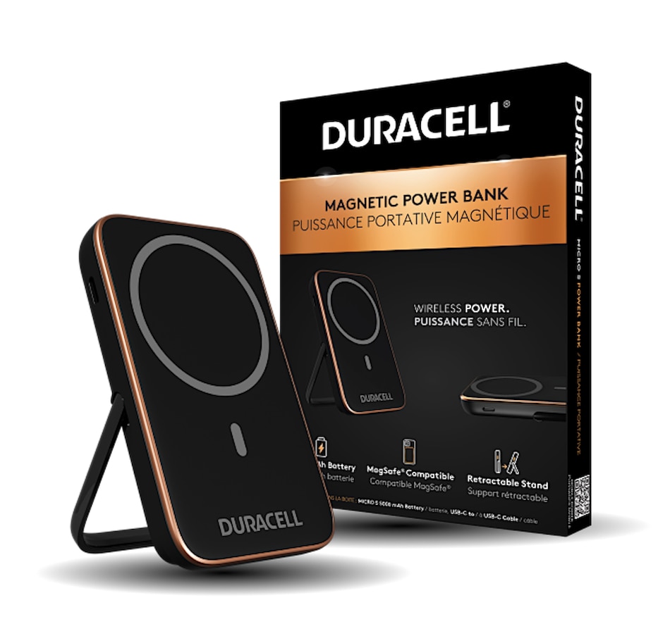 Image 738487.jpg, Product 738-487 / Price $79.99, Duracell Micro 5 Magnetic Wireless Power Bank from Duracell on TSC.ca's Electronics department