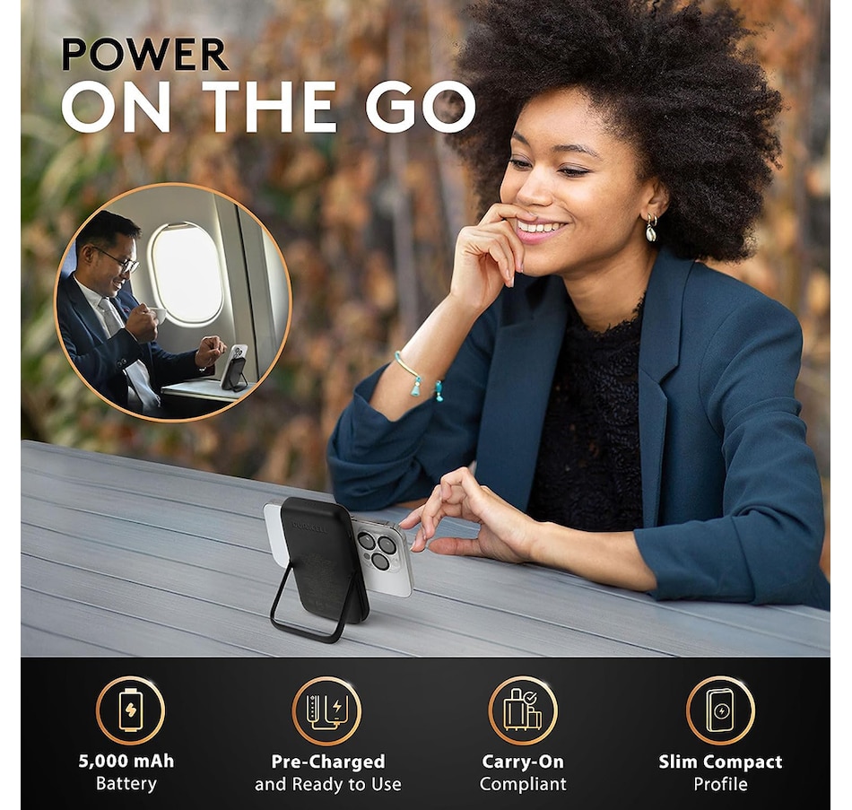 Image 738487_ALTMORE10.jpg, Product 738-487 / Price $79.99, Duracell Micro 5 Magnetic Wireless Power Bank from Duracell on TSC.ca's Electronics department