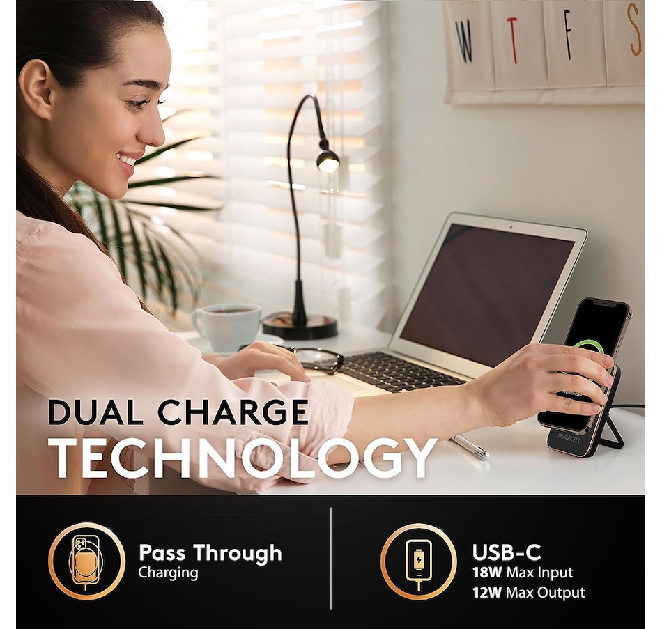 Image 738487_ALTMORE11.jpg, Product 738-487 / Price $79.99, Duracell Micro 5 Magnetic Wireless Power Bank from Duracell on TSC.ca's Electronics department