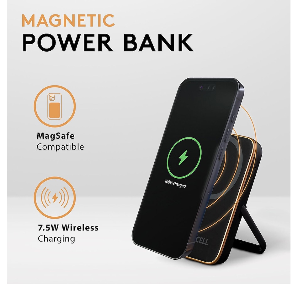 Image 738487_ALTMORE9.jpg, Product 738-487 / Price $79.99, Duracell Micro 5 Magnetic Wireless Power Bank from Duracell on TSC.ca's Electronics department