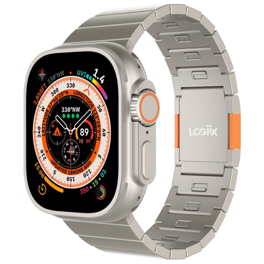Image 738491.jpg, Product 738-491 / Price $149.99, Logiix Titan Link Apple Watch Ultra Band (42 mm/44 mm/45 mm/49 mm) from Logiix on TSC.ca's Electronics department