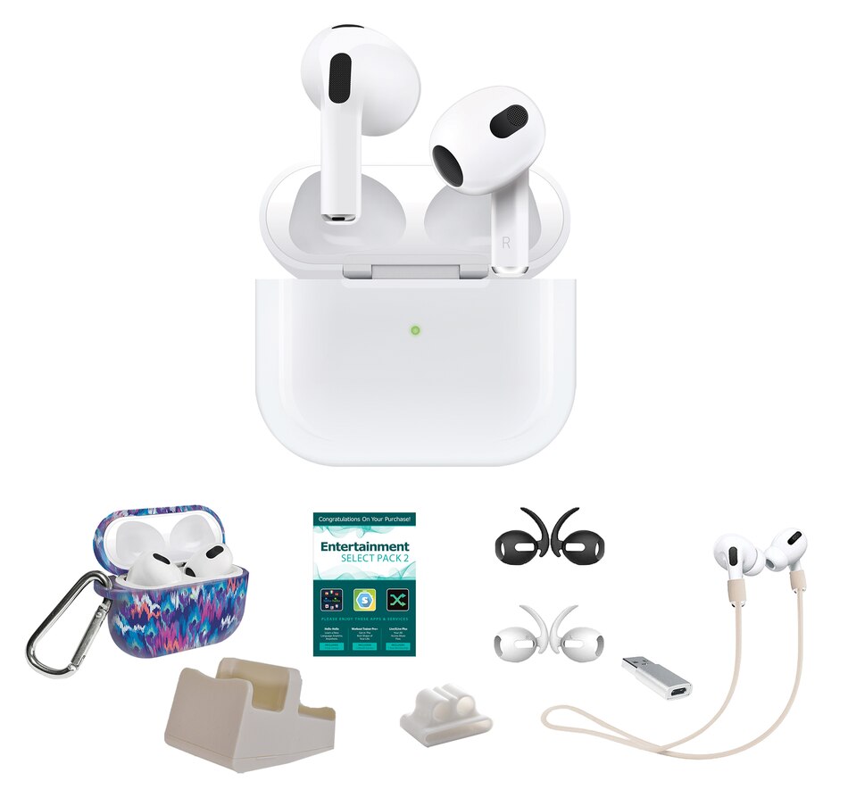 Image 738520_PUR.jpg, Product 738-520 / Price $389.99, Apple AirPods with Lightning Charging Case (3rd generation) from Apple on TSC.ca's Electronics department