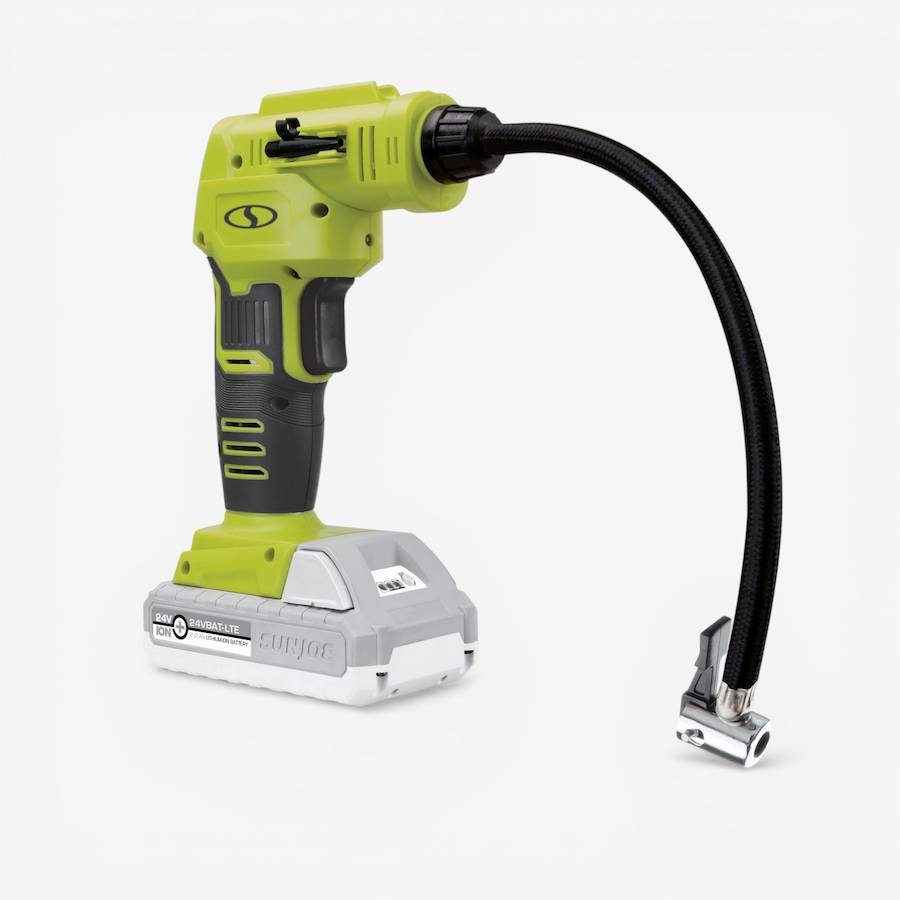 Image 738593_ALTMORE3.jpg, Product 738-593 / Price $54.99, Sun Joe 24V iON+ 1.3Ah Cordless Tire Inflator and Air Compressor with Storage Bag from Snow Joe & Sun Joe on TSC.ca's Home & Garden department