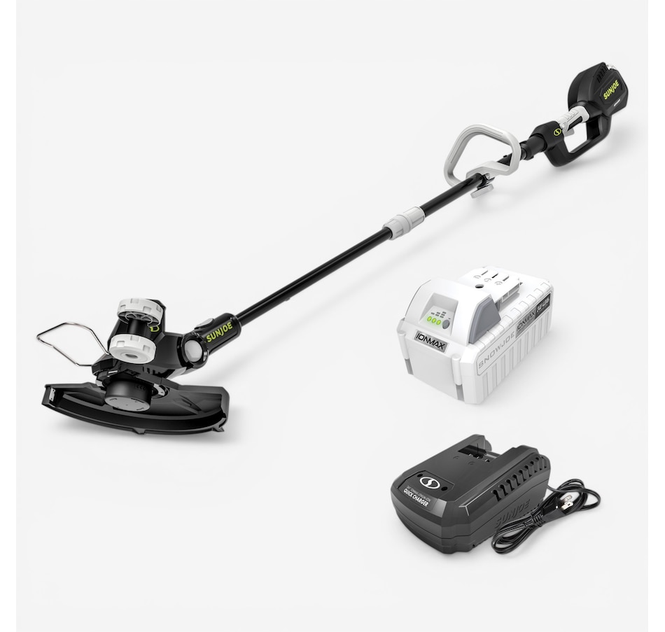 Image 738597.jpg, Product 738-597 / Price $249.99, Sun Joe 24-Volt 12" IONMAX Cordless String Trimmer Kit with Multi-Angle Head, 4.0-Ah Battery and Charger from Snow Joe & Sun Joe on TSC.ca's Home & Garden department