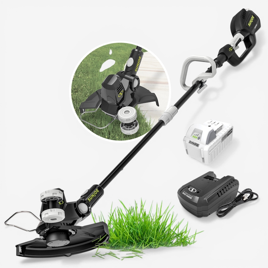 Image 738597_ALTMORE2.jpg, Product 738-597 / Price $249.99, Sun Joe 24-Volt 12" IONMAX Cordless String Trimmer Kit with Multi-Angle Head, 4.0-Ah Battery and Charger from Snow Joe & Sun Joe on TSC.ca's Home & Garden department