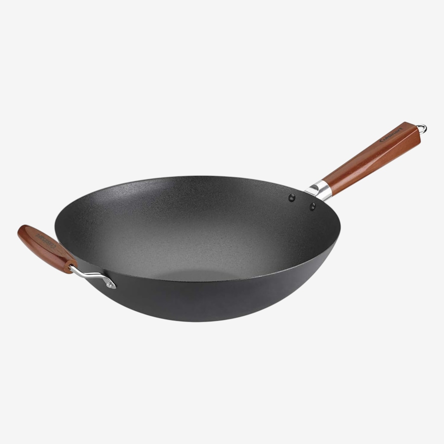 Image 738622.jpg, Product 738-622 / Price $149.99, Cuisinart 14" Carbon Steel Wok with Premium Wood Handle from Cuisinart on TSC.ca's Kitchen department
