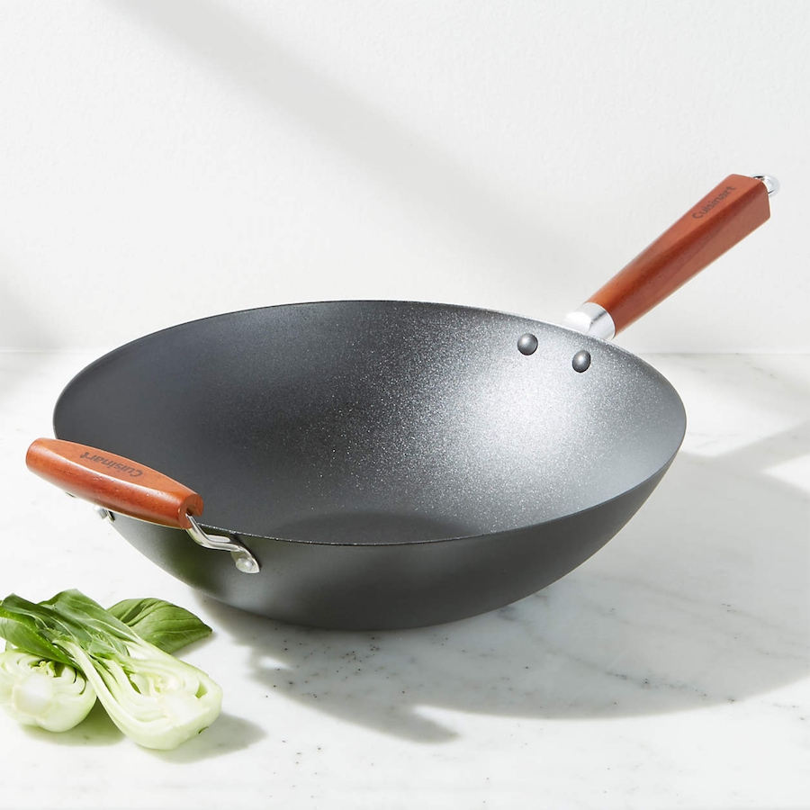 Image 738622_ALTMORE4.jpg, Product 738-622 / Price $149.99, Cuisinart 14" Carbon Steel Wok with Premium Wood Handle from Cuisinart on TSC.ca's Kitchen department