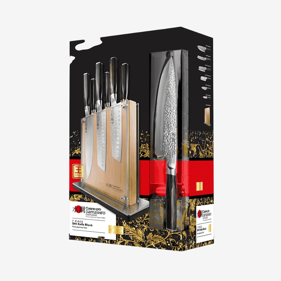 Image 738663_ALTMORE3.jpg, Product 738-663 / Price $1,299.99, Cuisine pro Damashiro Emperor Shi 7-Piece Knife Block from Cuisine pro on TSC.ca's Kitchen department
