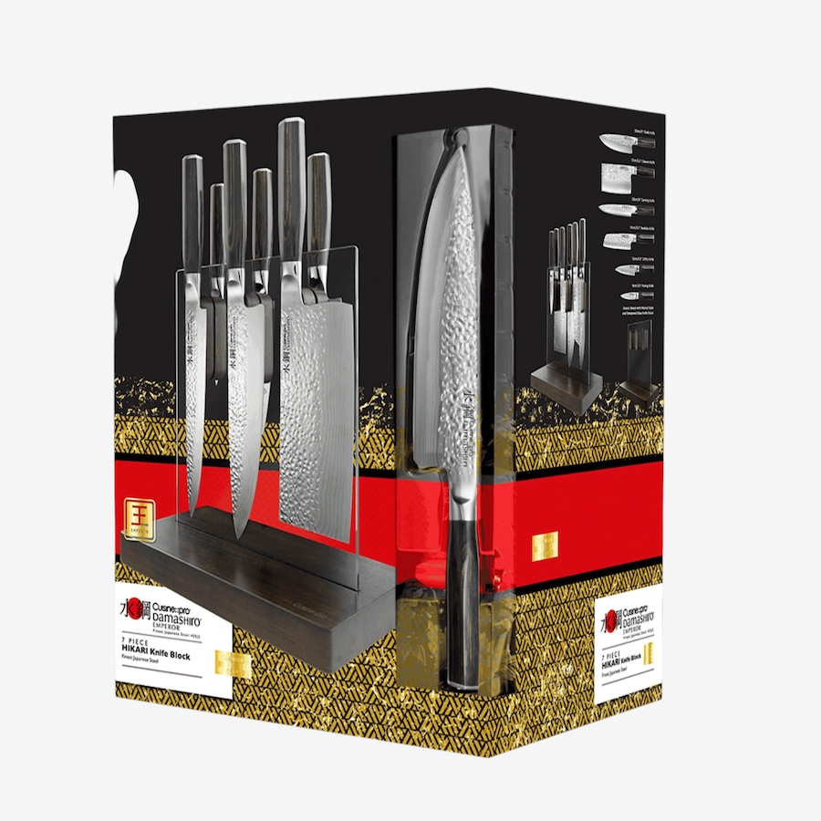 Image 738668_ALTMORE2.jpg, Product 738-668 / Price $1,499.99, Cuisine pro Damashiro Emperor Hikari 7-Piece Knife Block from Cuisine pro on TSC.ca's Kitchen department