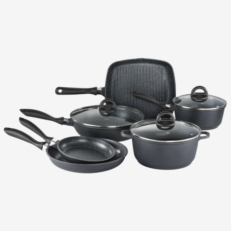Image 738681.jpg, Product 738-681 / Price $1,199.99, Cuisine pro Stone 9-Piece Cookware Set from Cuisine pro on TSC.ca's Kitchen department